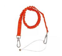 Aymzbd Longe Escalade Sangle Antichute Mousqueton Elastique avec Cordon Extensible en Caoutchouc Boucle Pratique Fixation Rapide Adapté pour Escalade