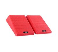 Aymzbd Lot de 2 Cale-Jambes pour Squat et étirement des Jambes, pour L'haltérophilie, Planche Inclinée Haute Performance pour Le Levage du Talon, Rouge