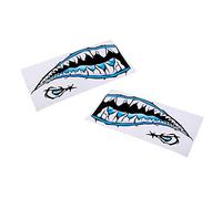 Aymzbd Lot de 2 Grands Autocollants pour Kayak, Bateau de Pêche, Voiture, Bleu, 36.5x14cm