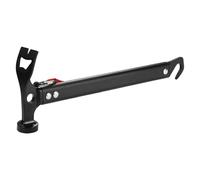Aymzbd Marteau de Camping, Marteau pour Piquets de Tente, Manche En Alliage D'aluminium, Décapsuleur Intégré, Accessoire de Camping, Noir