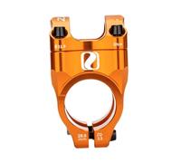 Aymzbd Mountain Bike Stem de Vélo Robuste en Alliage D'Aluminium Accessoire de Montage Guidon Fixation Fourche Avant Outil Léger Adapté Cyclistes VTT Sorties, Orange