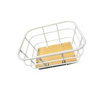 Aymzbd Panier Avant de Vélo, Porte-Bagages Facile à Installer, Panier de Rangement Tendance pour Vélo, Idéal pour Les Balades en Parc Ou dans Le Jardin.
