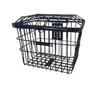 Aymzbd Panier de Vélo Avant/arrière, Fixation Universelle, Panier de Rangement Arrière avec Couvercle, Porte-Bagages pour Bagages de Vélo, Accessoires D'