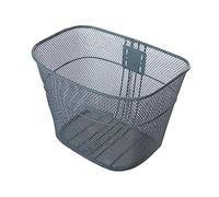 Aymzbd Panier Vélo Panier Avant Porte-Bagages Métallique Compartiment Solide Installation Rapide Facile à Entretenir Capacité Spacieuse Adapté pour Trajets Q, Grise