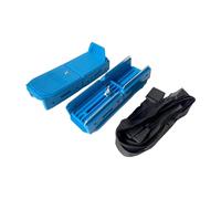 Aymzbd Patins à Glace pour Enfants Débutants avec Support Ajustable pour Apprendre à Patiner, Bleu
