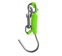 Aymzbd Plongée avec Ligne de 119 Cm et Ardillon en Acier Inoxydable, Vert Fluo, comme décrit
