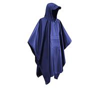 Aymzbd Poncho de Pluie Imperméable Capuche Manteau Imperméable Adulte Léger Multifonction Réutilisable Polyester Poche Portable Adapté pour Camping
