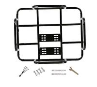 Aymzbd Porte-Bagages Arrière pour Vélo avec Rail Latéral Amovible, Capacité de 40 Kg, Idéal pour Transporter du Matériel de Cyclisme (Adultes, Enfants, Fille, Bordure 45 x 35 cm