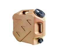 Aymzbd Récipient à Eau de Camping, Bidon d'eau Potable avec Robinet et Couvercle Hermétique, Adapté Aux Situations d'urgence, Au Jardin, Au Camping E, Kaki