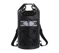 Aymzbd Sac à Dos étanche Flottant avec Bande Réfléchissante, Sac de Rangement Capacité, étanche IPX6, pour La Natation, Noir