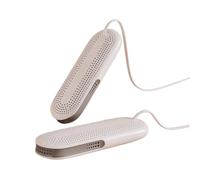 Aymzbd Sèche-chaussures électrique Portable à Chaleur Uniforme, En Polypropylène (PP), Idéal pour Les Enfants, Les Hommes, Les Femmes et Les Sportifs, Gris Blanc