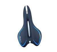 Aymzbd Selle de VTT, Selle de Vélo de Route pour VTT, Creuse, Souple, Respirante, Selle de Vélo, Siège de Vélo en, Bleu