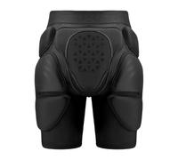 Aymzbd Short de Protection Adulte Pantalon Rembourré Coussiné Ceinture Élastique Structure Antichoc Pads Hanches Cuisses Coccyx Matériaux Nylon Spandex EVA , Noir-Version Basse Température , M