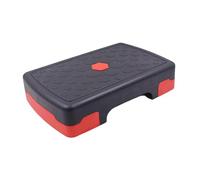 Aymzbd Stepper D'Aérobic Équipement de Fitness Marchepied D'Entraînement Plateforme D'Équilibre Antidérapante pour Un Entraînement Sécurisé Adapté Au Cardio, Rouge Noir