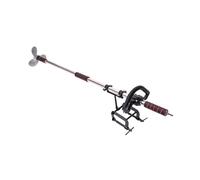 Aymzbd Support de Moteur Hors-Bord Manuel, Pièce de Rechange, Hélice Manuelle pour Kayak, Gonflable, 1.25m