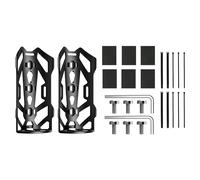 Aymzbd Support de Sacoche de Vélo, Fixation Facile à Installer, Support Robuste pour Sacoche de Vélo et Porte-Bouteille pour Fourche Avant, Large