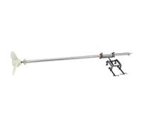 Aymzbd Support D'hélice Portable pour Perceuse, Facile à Utiliser pour La Pêche, Support de Moteur Hors-Bord, pour Le Canoë, La Navigation de Plaisance E, 1,25 m avec Clip