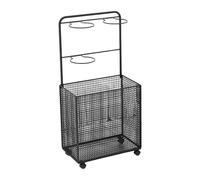 Aymzbd Support Vertical pour Ballons de Basket, Ballons de Rugby, Garage, Salle de Sport, Jardin D'enfants