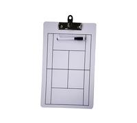 Aymzbd Tableau Tactique de Tennis, Tableau Blanc Stratégique Entraîneur de Tennis, Coaching Board Réinscriptible avec Marqueur, Double Face Professionnel Panneau Kit Entrainement Tennis, 22 * 35CM