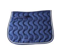 Aymzbd Tapis de Selle pour Cheval, Confortable, Antidérapant, Protecteur, Coussin de Siège Western, Doux, pour Sports D'extérieur, Amortissant Les Chocs, Bleu