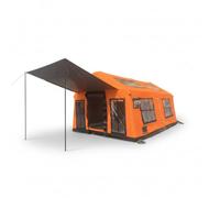 Aymzbd Tente Camping familiale Gonflable pour 4-5 Personnes - Installation Automatique Toutes Saisons, Orange, Orange