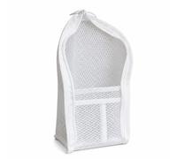 Aymzbd Trousse Crayons Verticale en EVA et Mesh, Blanc | Fermeture à glissière, Trousse pour écriture, En salle d'étu, Pour les administratifs