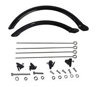 Aymzbd Vélo Pliant Robuste pour Roues de 4'' et 20'' - Accessoires de Protection Complets, 20 Pouces