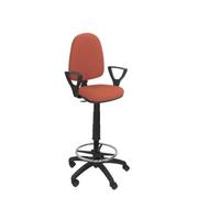 Ayna Bali Tabouret Brun Bras Fixes Blanc