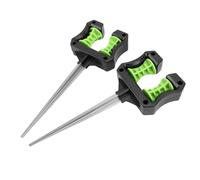 AYNEFY 2pcs Guide DE Tuyau DE Jardin Spike ABS ABS Stable SUPPUTÉ Supplication du PIET DE DE PAEUILLE du PIET DE PIET DE ROULET pour L'IRRIGATION AGRICULAIRE avec
