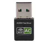 AYNEFY Adaptateur Réseau Double Bande 600 Mbps, Adaptateur USB 5,8 G/2,4 G pour Ordinateur de Bureau, Puce Realtek8811CU, Lecteur, pour 10, OS X