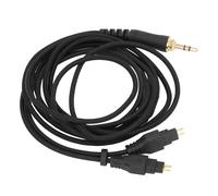 AYNEFY Câble de Remplacement pour Casque HD580 HD600 HD650 HD660S HD6XX HD535 HD545 HD565 HD265 avec Connecteurs 6.35mm et 3.5mm, 2m Câble HiFi OFC tressé pour Son amélioré