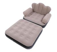 AYNEFY Canapé-lit Gonflable, canapé à Souffler Rapidement avec Matelas Pneumatique en PVC floconné épaissi pour Camping en Intérieur, Voyage, Utilisation Multi-Mode, capacité de Charge