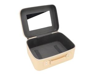 AYNEFY Conception de Grande capacité, Attrait Esthétique élégant, Portable et Facile - pour - Transporter Un Sac de Maquillage de Voyage avec des Compartiments Multifonctionnels, du Cuir PU, des