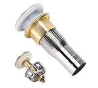 AYNEFY Drain de Sol Rebondissant, Acier Inoxydable 304 avec Crépine, Bouchon Anti-colmatage, Idéal pour les Camping-cars, les Bateaux et les Zones de Douche