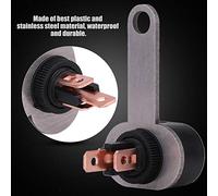 AYNEFY Interrupteur de Phare de Moto 12 V, Interrupteur Marche/arrêt en Plastique avec Indicateur Rouge pour Motos et Scooters 12 V (Style E)