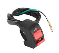 AYNEFY Interrupteur Universel d'éclairage LED pour Moto, Commande de Guidon en Plastique, Bouton Marche/arrêt pour Guidon de 22 à 25 Mm, Parfait pour les Motos Personnalisées