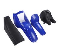 AYNEFY Kit Complet de Siège de Réservoir de Gaz, Garde-Boue Avant et Arrière, Accessoire de Moto en Plastique adapté pour PW80