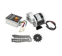AYNEFY Kit Moteur de Scooter électrique, Construction en Alliage d'aluminium, Moteur 350 W avec Contrôleur 500 W, Idéal pour les Vélos et Tricycles électriques