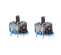 AYNEFY Lot de 2 Joysticks Analogiques 3D de Remplacement pour Manette, Design Compact et Précis, Facile à Installer, Convient pour Manette, 2,3 X 2,2 X 1,9 Cm, Lot de 2 Pièces