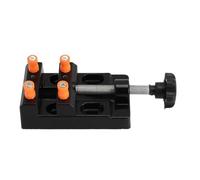 AYNEFY Mini Flat Clamp, Mini Bench Vice Clamp Aluminium Alloy Opening Parallel Table Jaw Bench Clamp Drill Press Vice Opening Parallel Table Vise Sculpture Craft Carving