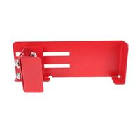 AYNEFY Mower Boot Lock, Roue de Tondeuse Renforcée en Acier pour Poussoirs et Épandeurs avec Revêtement Rouge, Adaptée aux Pneus de 2,5 à 6,5 Pouces de Largeur et de 8 à 14, Pouces de