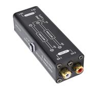 AYNEFY Music Noise Eliminator Stereo Noise Isolator Ground Reducer avec Connexions Dorées 0,0025% de Distortion pour Home Theater Voiture Systèmes HiFi