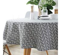 AYNEFY Nappe de Style Europe du Nord, Mélange de Coton Térylène, Lavable et Résistante à l'usure, Parfaite pour la Salle à Manger et la Cuisine