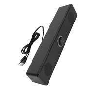 AYNEFY PC Computer Soundbar USB Desktop Speakers Computer Speakers Wired USB Desktop Soundbar HiFi Clear Sound Volume Knob Mini Speaker for PC Laptop Tablet for