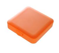 AYNEFY Petit Porte-Serviette Hygiénique Pochette Menstruelle Compacte Mini Conteneur à Tampons Boîte de Stockage pour Serviettes Hygiéniques avec Fermeture Simple pour un Stockage (ORANGE)