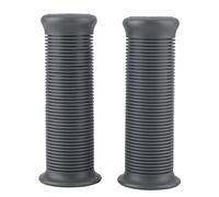 AYNEFY Poignée Moto Vintage, 1 Paire de universels 25mm/28mm Poignées de Moto Poignées de Guidon en TPU Motorcycle Vintage Handle Guidon Grip pour la Plupart des Motos (Gris foncé)