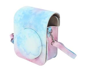 AYNEFY Sac DE Protection DE LA Caméra, étui PU élégant pour Mini 12, Bandoulière Réglable, Idea- INDÉRIEUR DE LA DÉSIR et Résistante à LA Poussière, Parfaite (Couleur Rose Bleu)