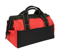 AYNEFY Sac de Rangement pour Outils de 16 Pouces, Fourre-Tout Portable Robuste avec Tissu Oxford Imperméable et Plusieurs Poches pour Les Mécaniciens et Les Projets de Bricolage (Rouge)