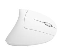 AYNEFY Souris Verticale sans Fil, Souris de Jeu USB Ergonomique USB avec Un éclairage RVB, 800 à 2400 DPI Réglable pour Une Utilisation de Bureau et de Jeu (Souris Blanche Verticale H1)