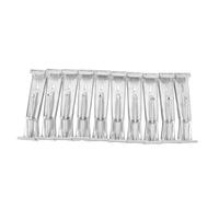 AYNEFY Supports de Gouttière de 5 Pouces, Clips de Supports de Gouttière Cachés avec Vis Rapide Pré-assemblée, Support de Gouttière Robuste, Fixation de Supports en Aluminium pour